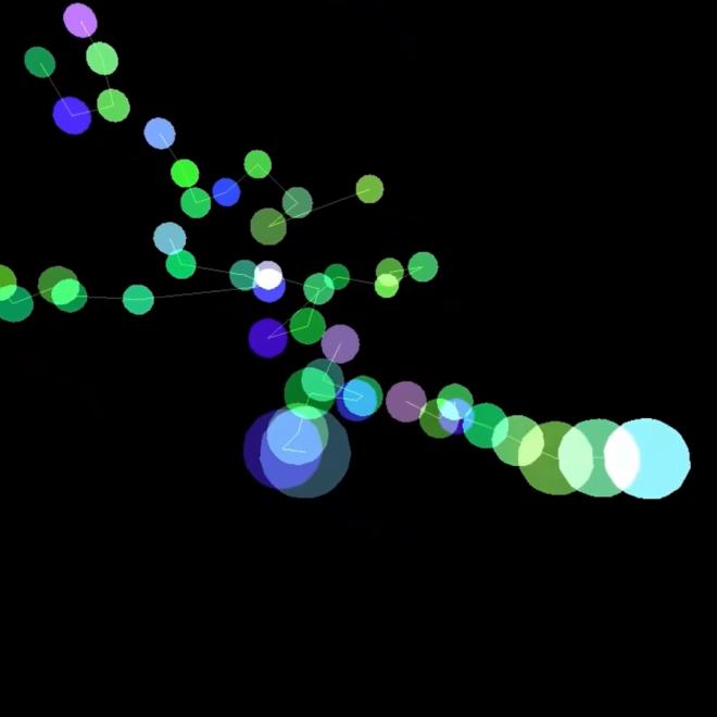 Biochemical molecule sonification screenshot